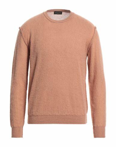 Roberto Collina Man Sweater Camel Mohair wool, Nylon, Merino Wool Cover