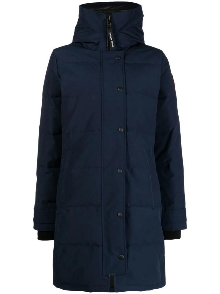 Canada Goose Shelbourne parka coat - Blue Cover