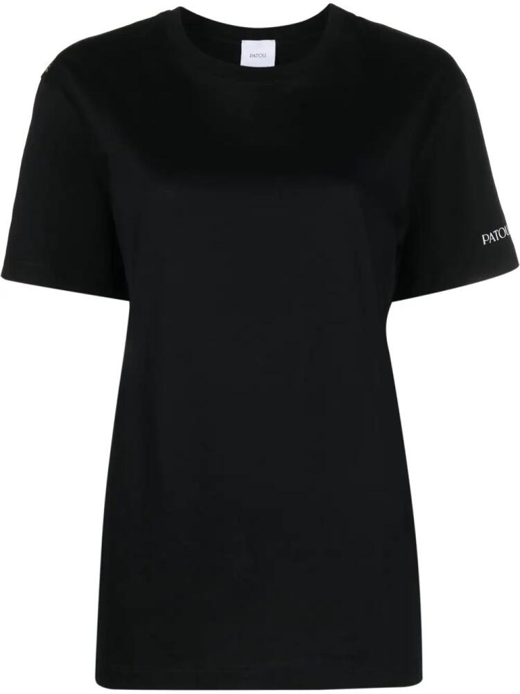 Patou round neck T-shirt - Black Cover