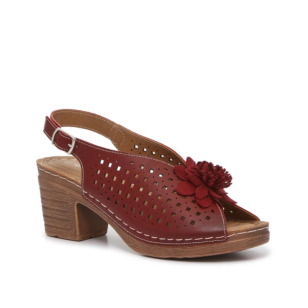 Patrizia by Spring Step Ollevo Sandal | Women's | Burgundy Cover