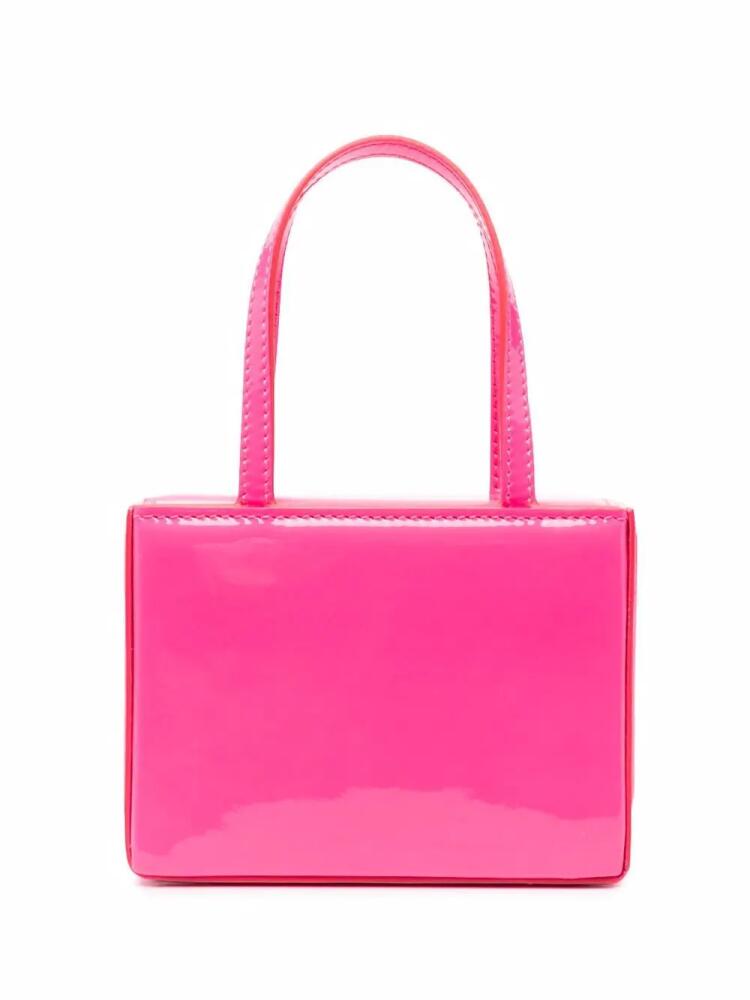 Amina Muaddi Super Amini Giorgia mini bag - Pink Cover