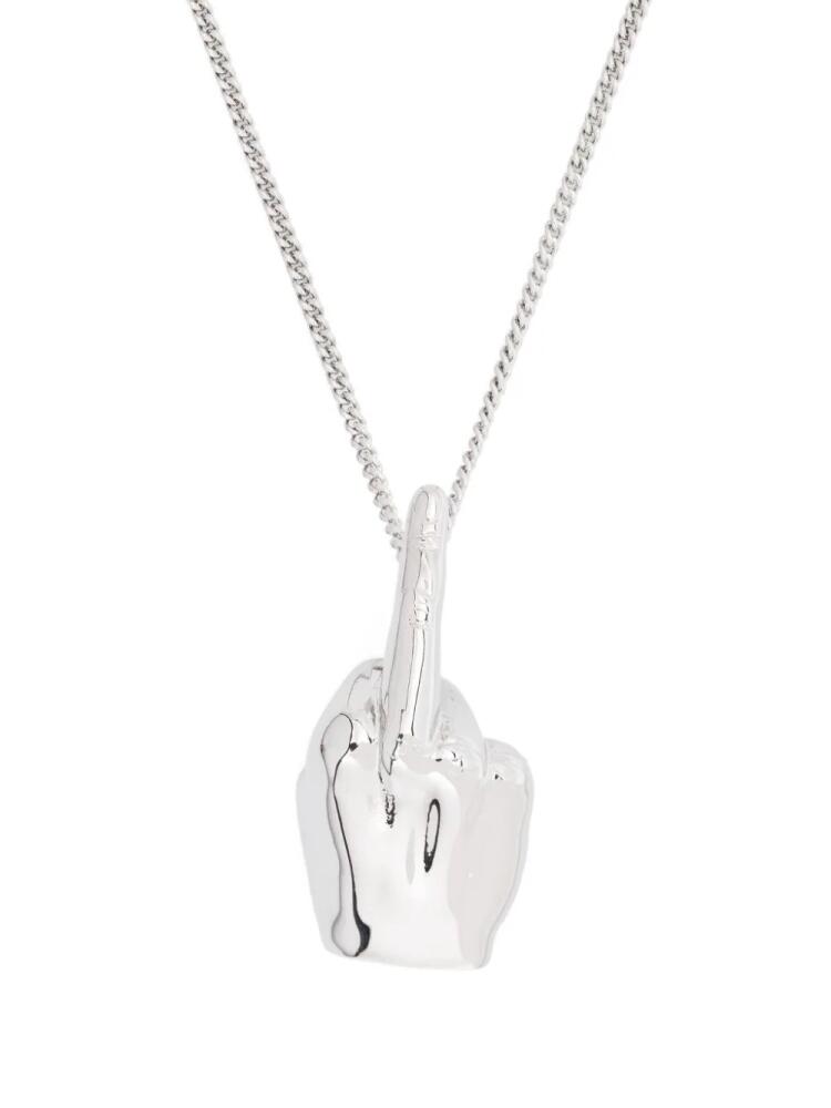 Y/Project polished hand-pendant necklace - Silver Cover