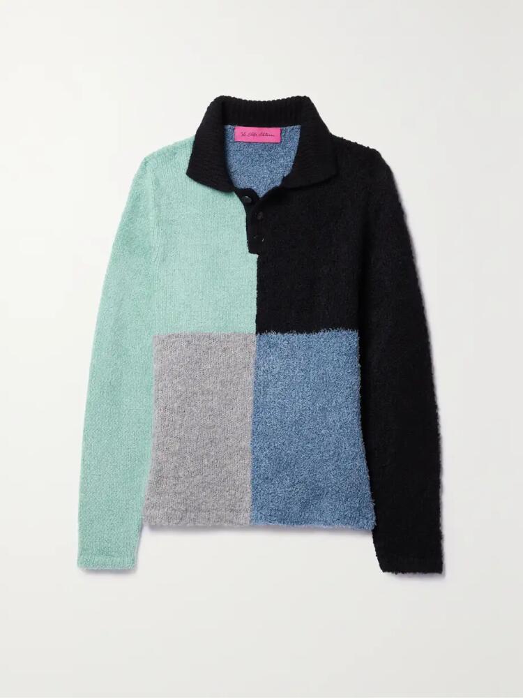 The Elder Statesman - Color-block Knitted Polo Sweater - Multi Cover