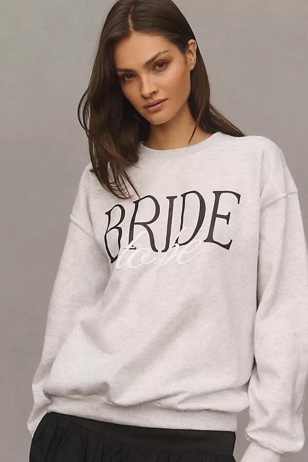 By Anthropologie Weddings Bride-To-Be Crew Sweatshirt Cover