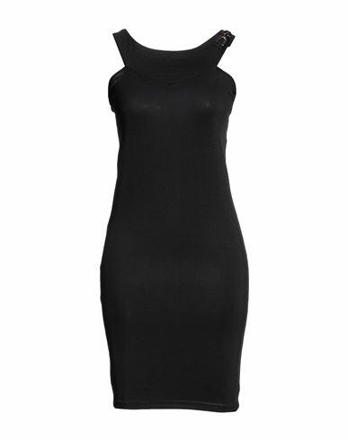 Imperial Woman Mini dress Black Polyester, Elastane Cover