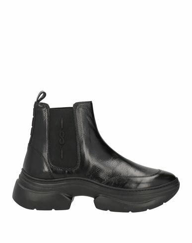 181 Woman Ankle boots Black Soft Leather Cover