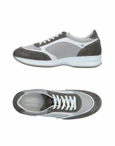 Alberto Guardiani Man Sneakers Grey Soft Leather, Textile fibers Cover