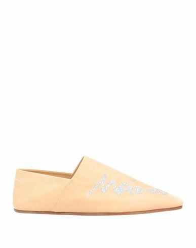 Mm6 Maison Margiela Woman Loafers Sand Leather Cover