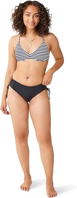 Carve Designs Mustique Reversible Bottoms (Black/Navy) Women's Swimwear Cover