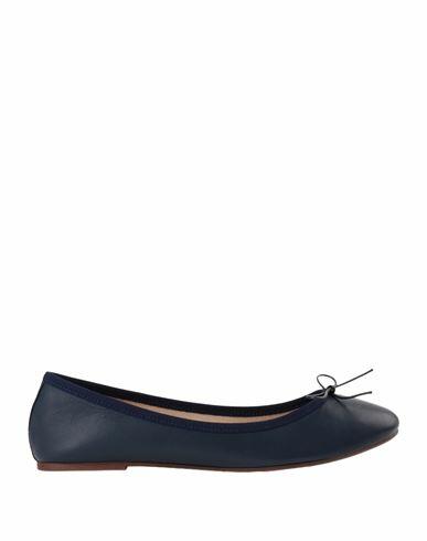 Ballerette Colonna Woman Ballet flats Blue Soft Leather Cover