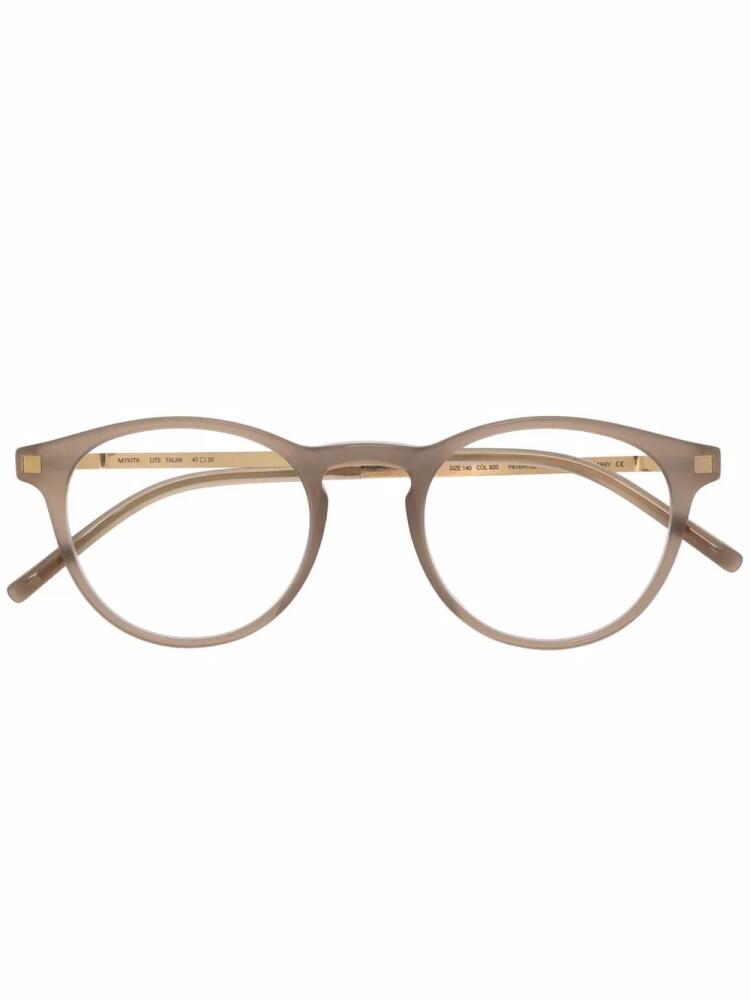 Mykita Talini round-frame glasses - Neutrals Cover