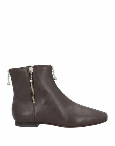 Tory Burch Woman Ankle boots Cocoa Cowhide Cover