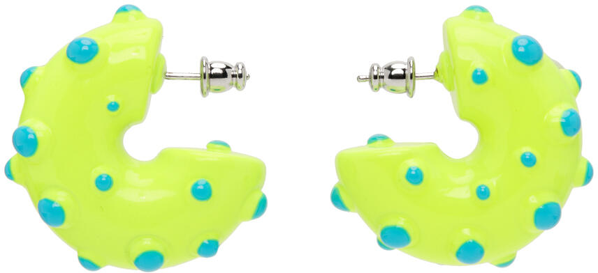 Safsafu Yellow Neon Rave Earrings Cover