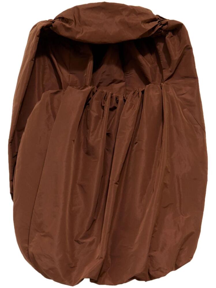 Bimba y Lola voluminous mini dress - Brown Cover