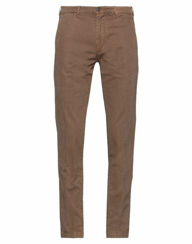 40weft Man Pants Camel Cotton, Elastane Cover