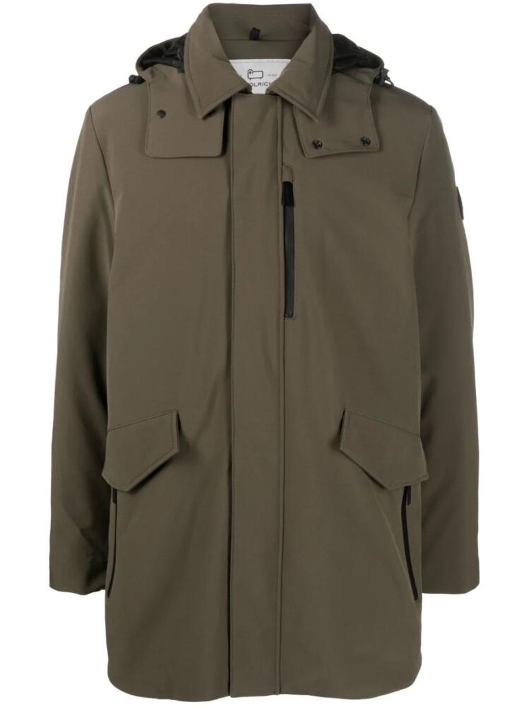 Woolrich Barrow Mac parka coat - Green Cover