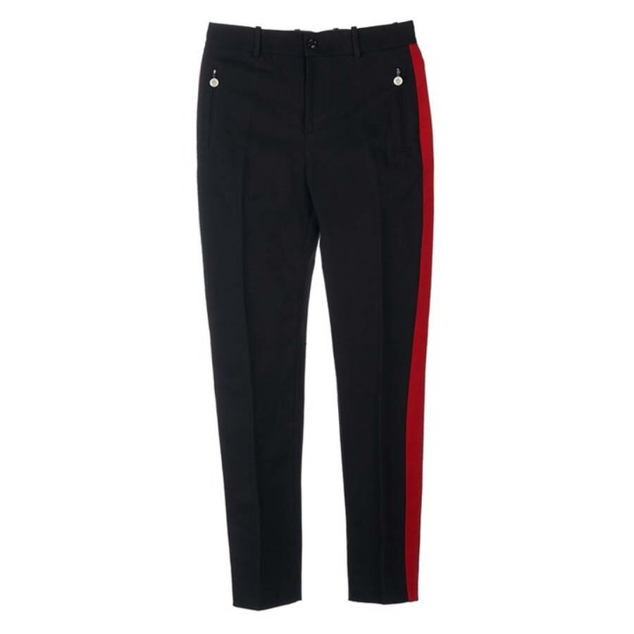 Moncler Side-Stripe Tapered Cotton Trousers Cover