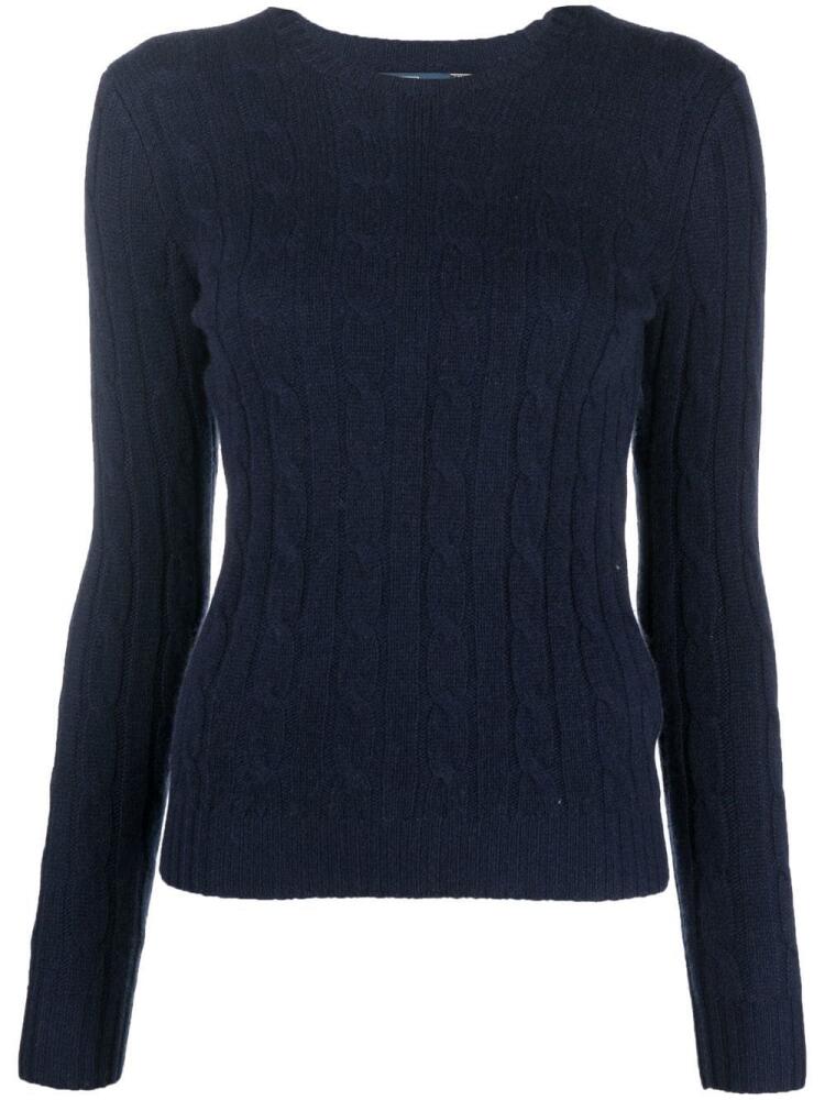 Polo Ralph Lauren cable-knit cashmere jumper - Blue Cover