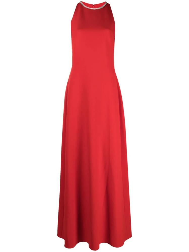 Safiyaa sleeveless long dress - Red Cover