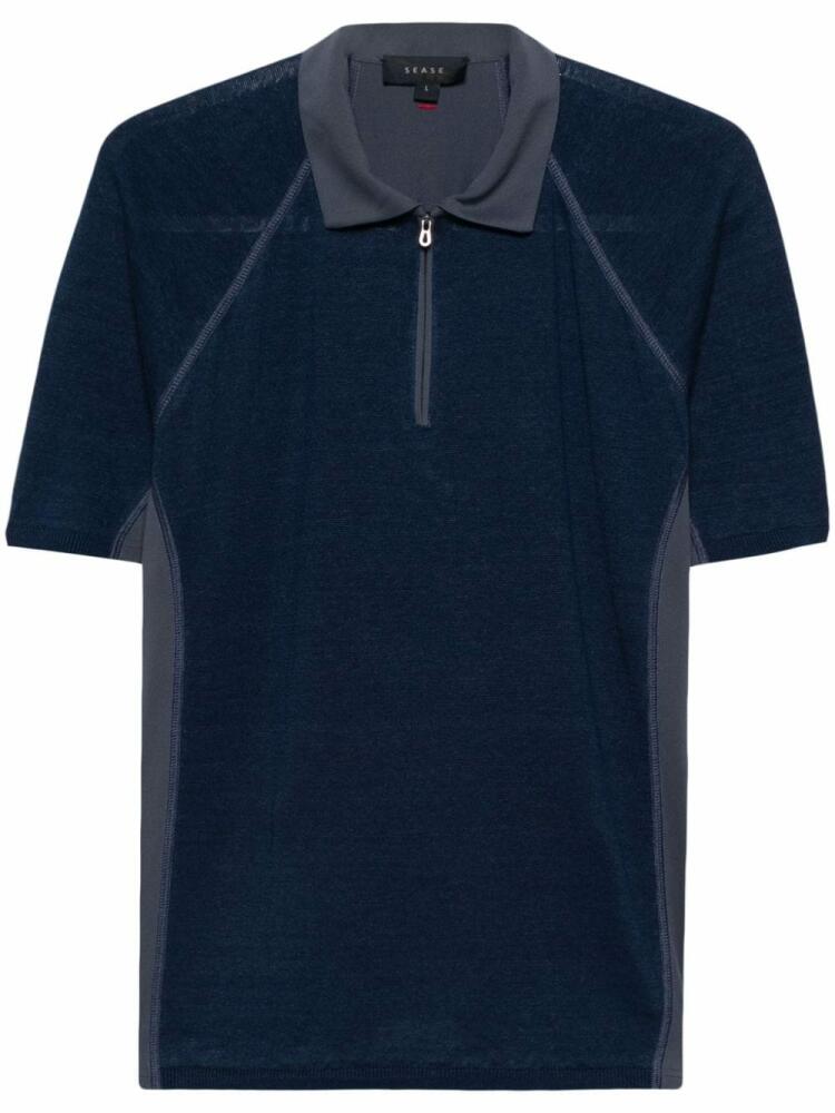 Sease Hybrid polo shirt - Blue Cover