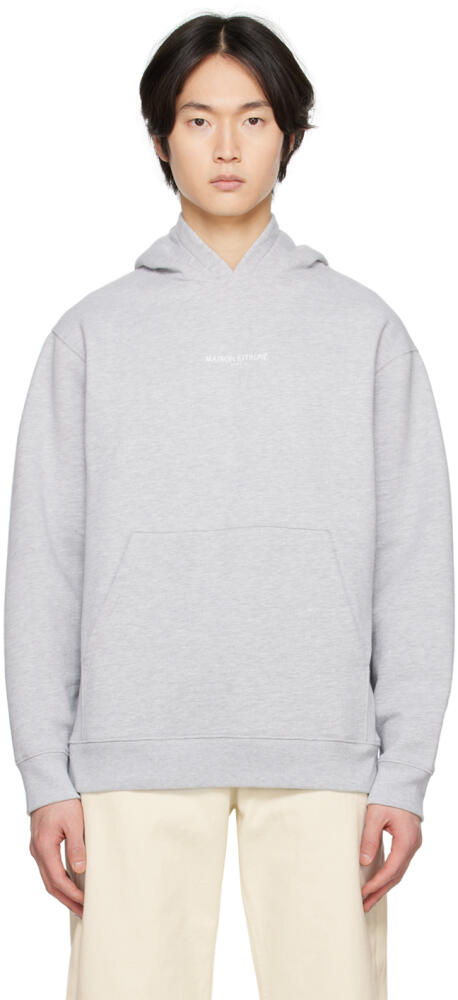 Maison Kitsuné Gray Cordless Hoodie Cover