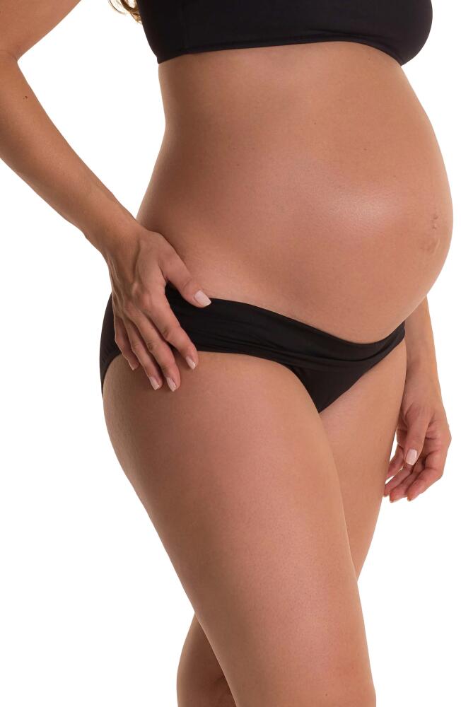 Pez D'Or Olivia Maternity Bikini Bottoms in Black Cover