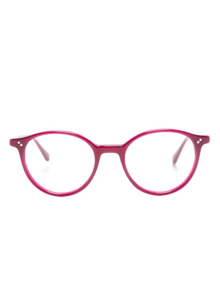 GIGI STUDIOS Brooks round-frame glasses - Pink Cover