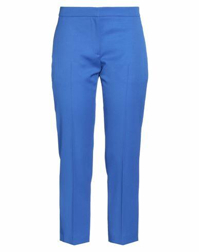 Alexander Mcqueen Woman Pants Blue Virgin Wool Cover