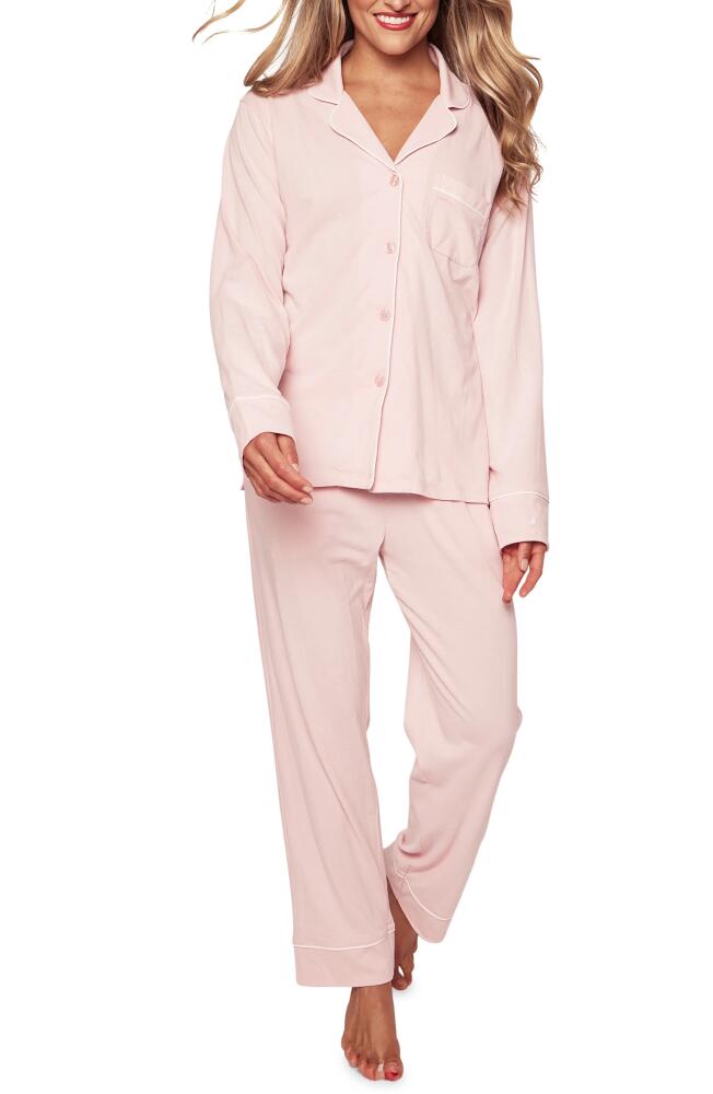 Petite Plume Luxe Pima Cotton Pajamas in Pink Cover