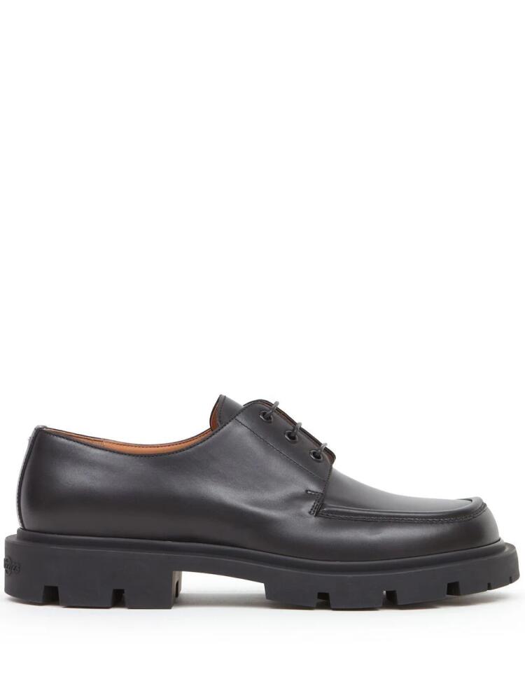 Maison Margiela Ivy leather Derby shoes - Black Cover