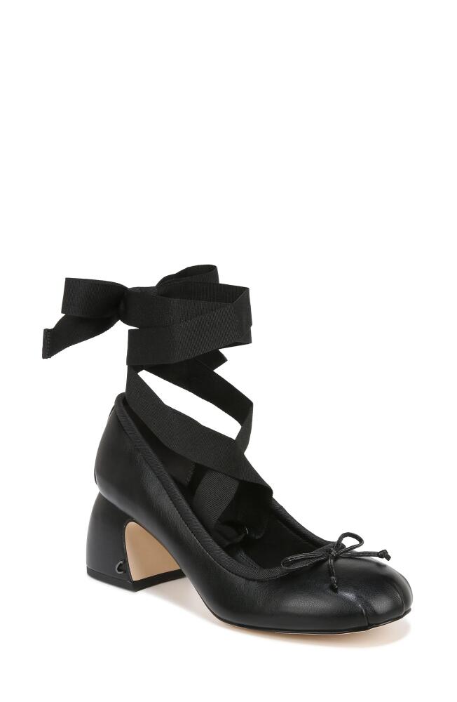 Circus NY by Sam Edelman Della Ankle Wrap Pump in Black Cover