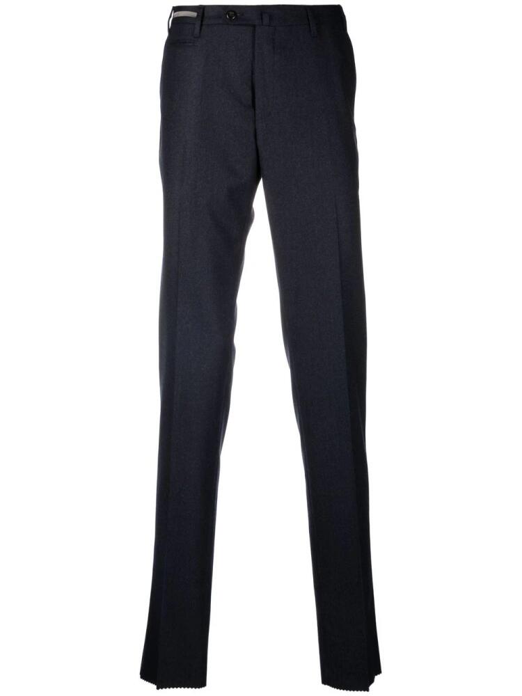 Corneliani mid-rise straight-leg trousers - Blue Cover