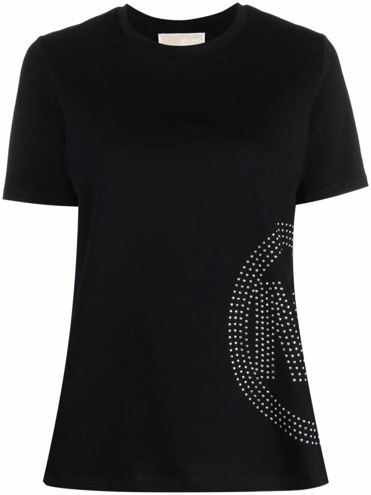 Michael Kors logo-embellished short-sleeve T-shirt - Black Cover