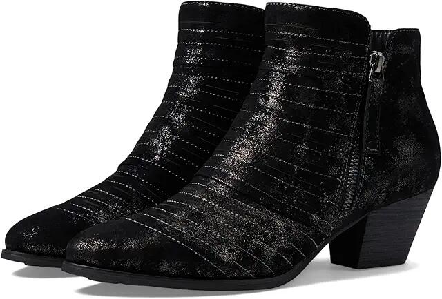 David Tate Bellview (Black Antique Suede) Women's Boots Cover