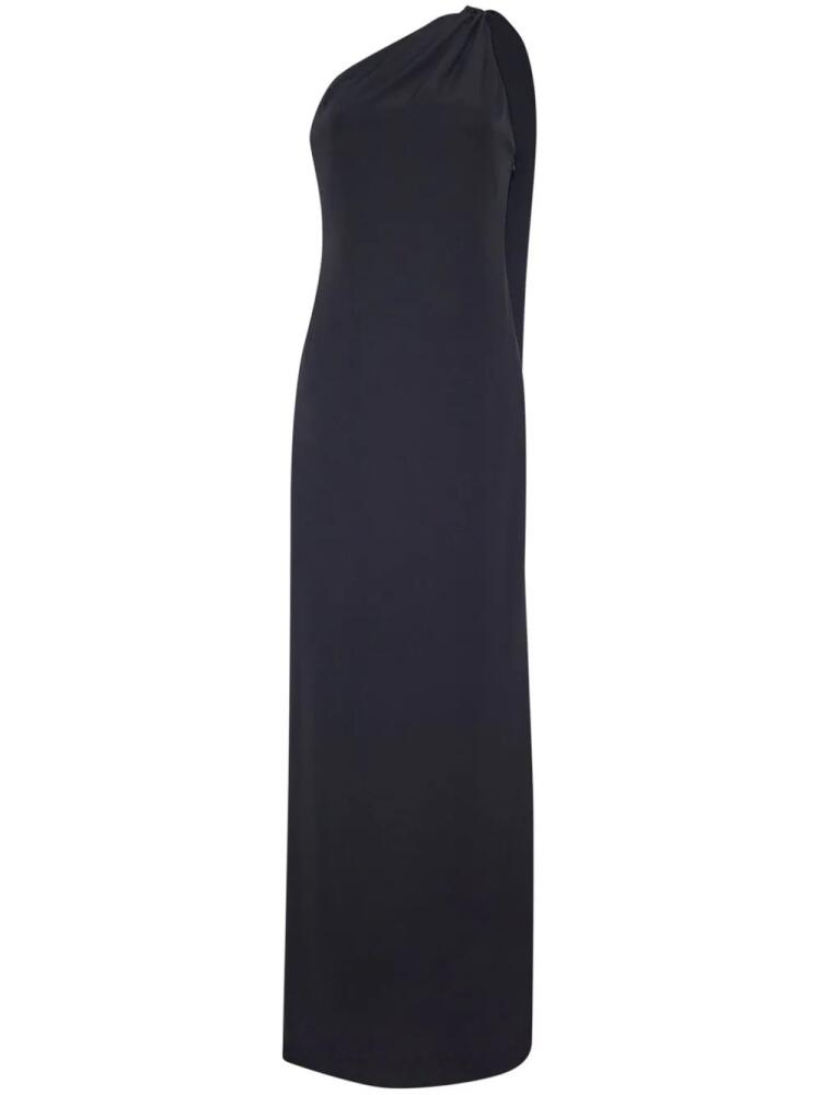 Adam Lippes one-shoulder satin gown - Black Cover