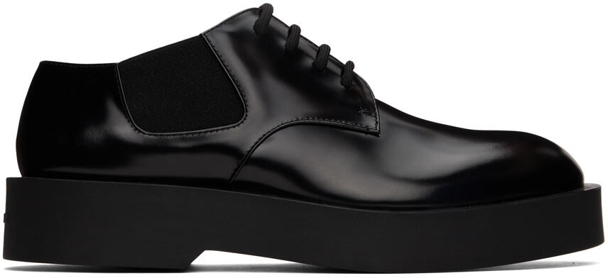 Jil Sander Black Polished Derbys Cover