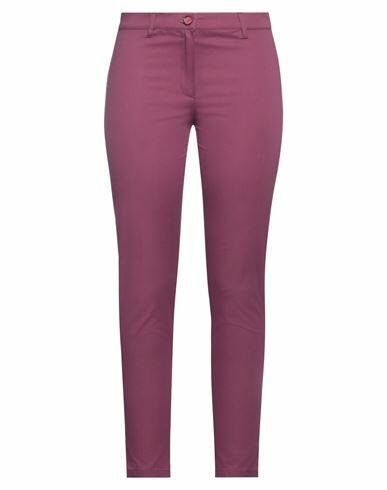 Diana Gallesi Woman Pants Mauve Cotton, Elastane Cover