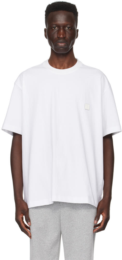 Solid Homme White Blur T-Shirt Cover