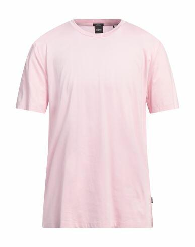 Boss Man T-shirt Light pink Cotton Cover