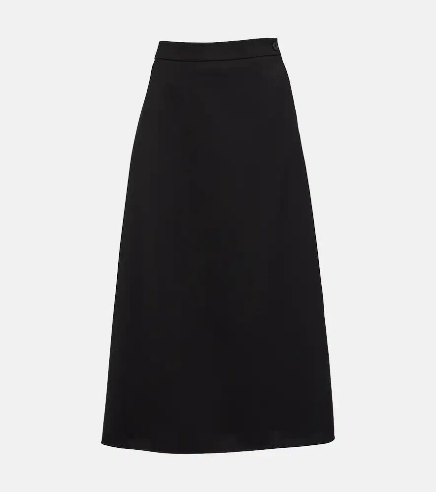 Wardrobe. NYC Virgin wool midi skirt Cover