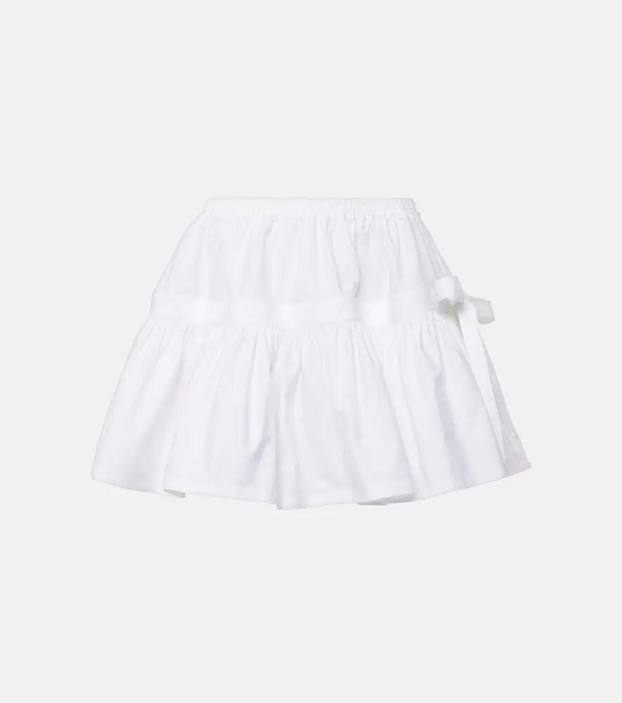 Alaïa Bow-detail ruffled miniskirt Cover