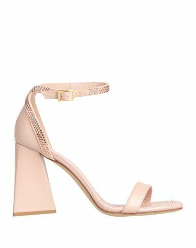 Giampaolo Viozzi Woman Sandals Pink Leather Cover