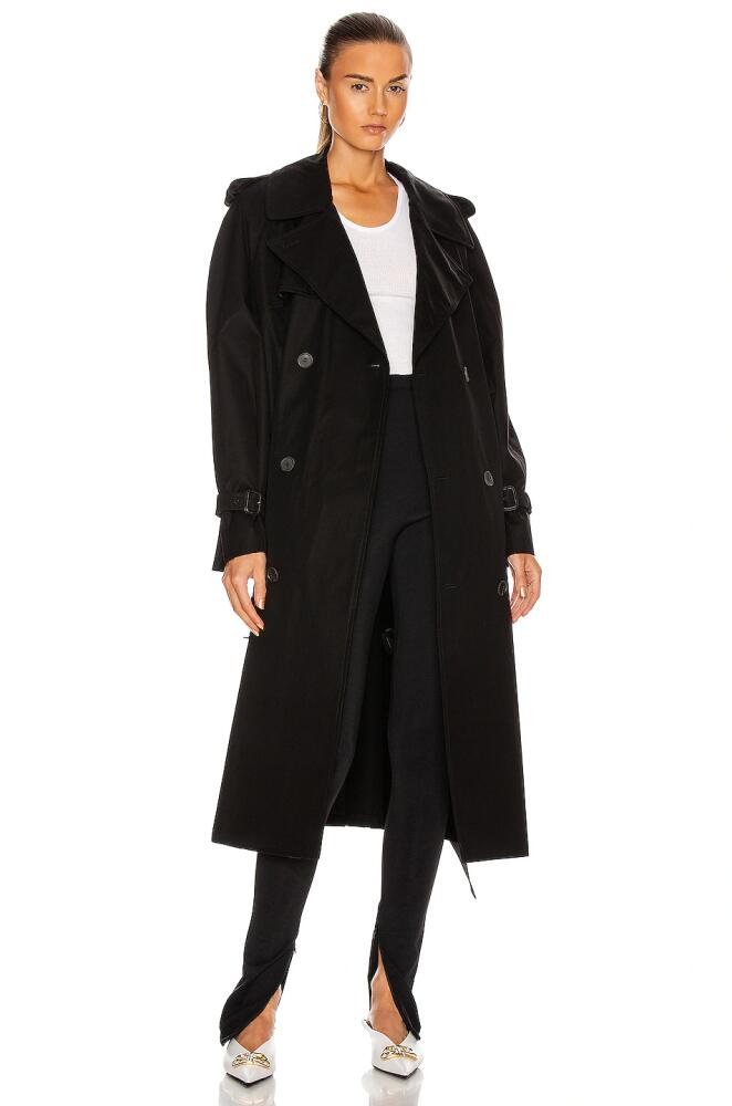 WARDROBE.NYC Trench Coat in Black Cover