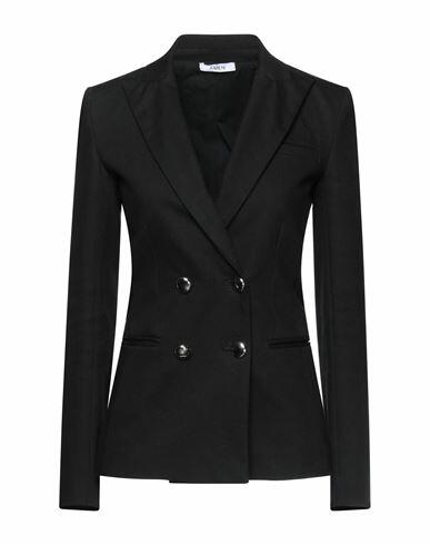 Amen Woman Blazer Black Cotton, Elastane Cover