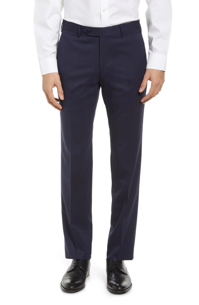 Zanella Parker Stretch Wool Trousers in Navy Cover