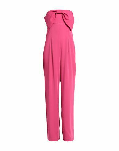 Vicolo Woman Jumpsuit Magenta Polyester, Elastane Cover