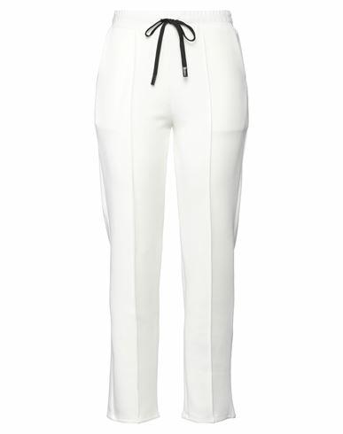 Lanston Sport Woman Pants White Polyester, Modal, Elastane Cover