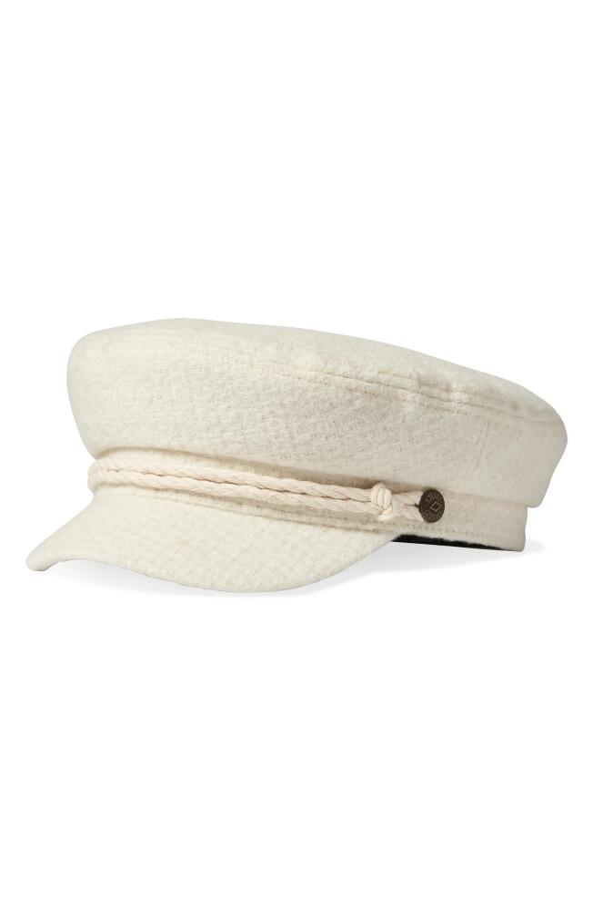 Brixton Fiddler Cap in Off White Boucle Cover