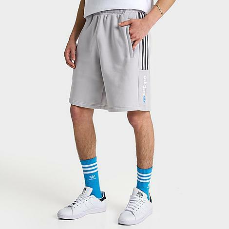 Adidas Men's Originals Cutline 9" Knit Shorts in Grey/Grey Cover