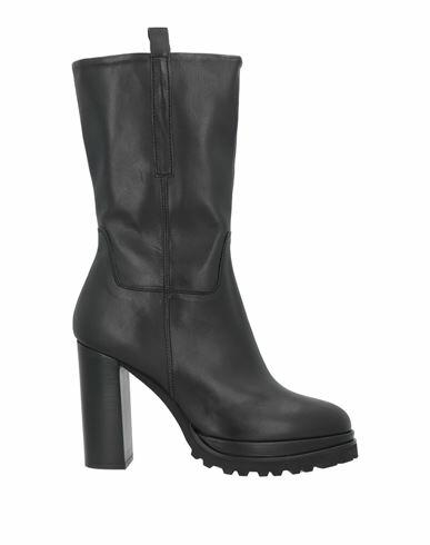 Elvio Zanon Woman Ankle boots Black Soft Leather Cover